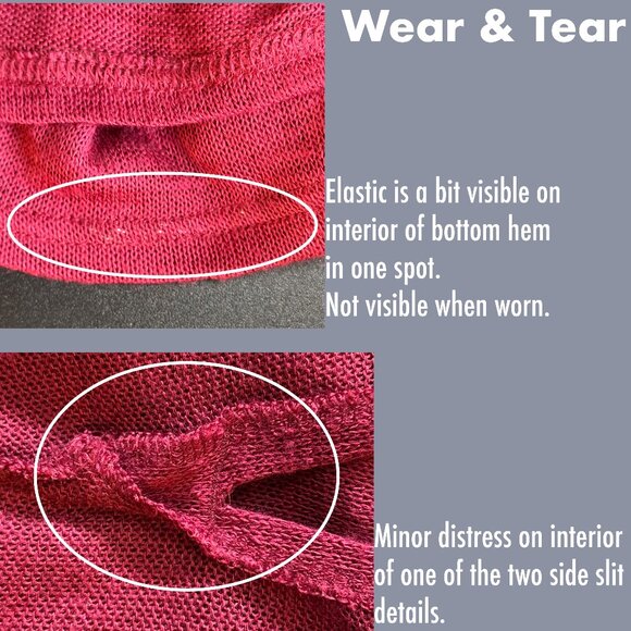 H&M Red Lightweight Cardigan Size M - Picture 8 of 8